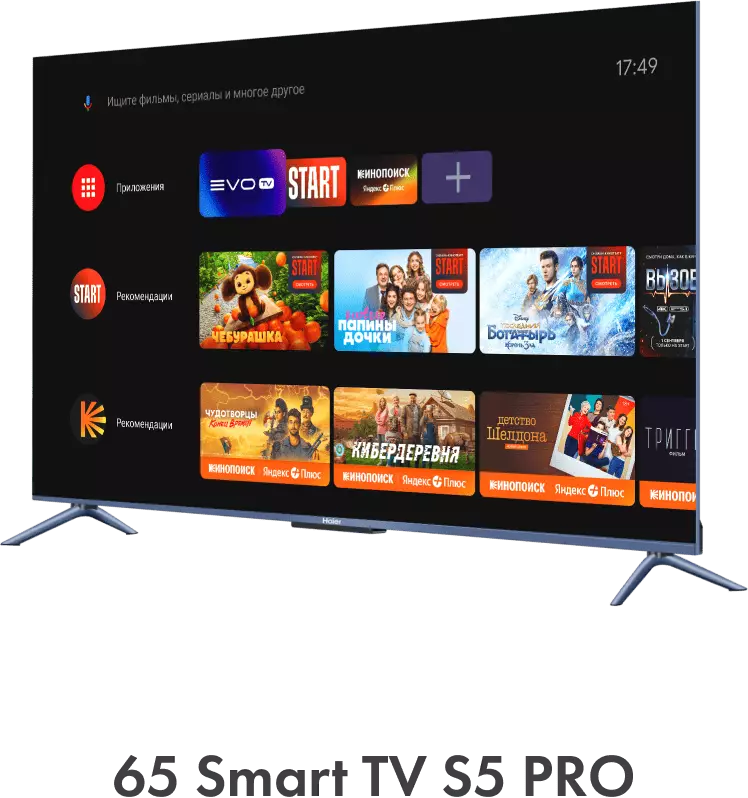 Купить Телевизор Haier 65 Smart TV S5 в магазине Сток